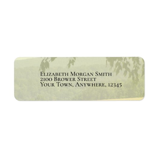 Summer Valley Address Label (Vorne)