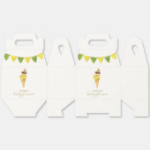 Summer Vanilla The Scoop Ice Cream Baby Dusche Geschenkschachtel (Ungeklappt)