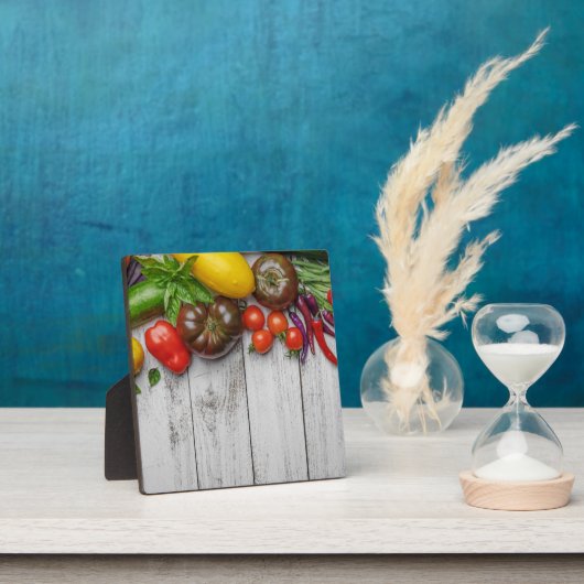 Summer Vegetable Harvest Border Fotoplatte (InSitu)