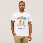 SUMMER VIBE Bella Leinwand T - Shirt (Vorne ganz)