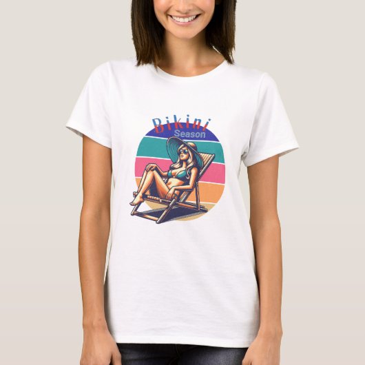 Summer Vibe Design T-Shirt (Vorderseite)