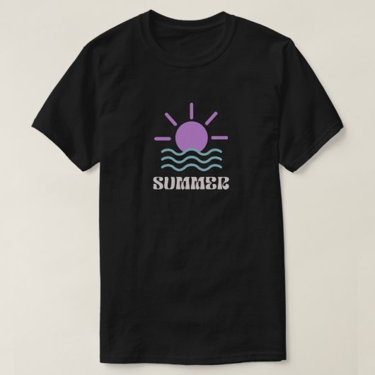 Summer Vibe Lineart T-Shirt (Design vorne)