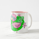 Summer Vibe Zweifarbige Tasse (VorderseiteRechts)