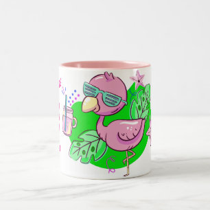 Summer Vibe Zweifarbige Tasse