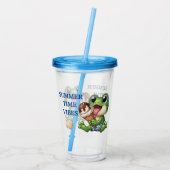 Summer Vibes Acrylic Tumbler Acryltrinkbecher (Rückseite)
