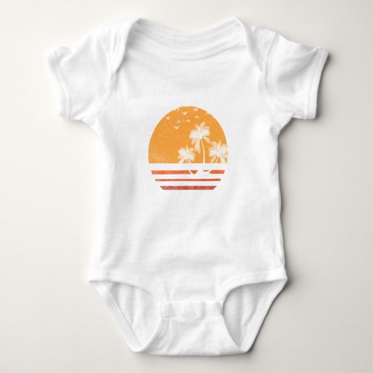 Summer Vibes Baby Strampler (Vorderseite)