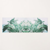 Summer Vibes Banana Blätter Blassgrün Yogamatte (Vorderseite (Horizontal))