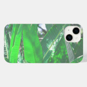 Summer Vibes Banana Tree Blätter Blassgrüne Pastel Case-Mate iPhone Hülle (Rückseite (Horizontal))
