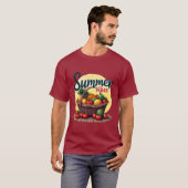 "Summer Vibes Basket" T-Shirt (Vorne ganz)