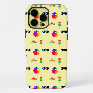 Summer Vibes Beach Ball Sonnenbrille Sun Hat Ice P iPhone 16 Pro Max Hülle