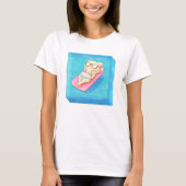 Summer Vibes Beach Cube Pomchi in Bikini T-Shirt (Vorderseite)