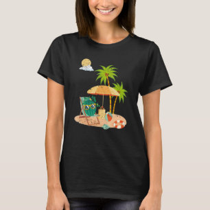Summer Vibes Beach Exotic Frucht Palmen Waterm T-Shirt