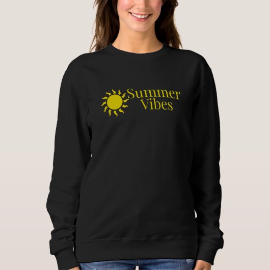 Summer Vibes Beach Sommerurlaub Sweatshirt (Vorderseite)