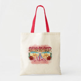 Summer Vibes Beach Tote Bag | Hallo Sommer Tragetasche