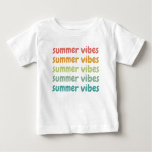 Summer Vibes Beach Urlaub Retro Sommer Baby T-shirt