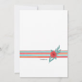 Summer Vibes Birthday Pool Party Einladung (Rückseite)