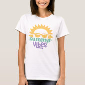 Summer Vibes Boho Retro Summer T-Shirt (Vorderseite)