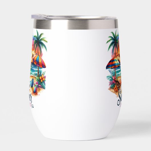 Summer Vibes Brushstroke Beach Sunset-34626 (Rechts)