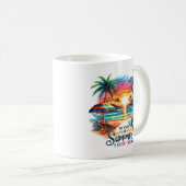 Summer Vibes Brushstroke Beach Sunset-34626 Kaffeetasse (VorderseiteRechts)
