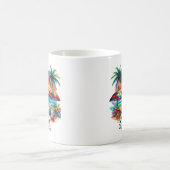 Summer Vibes Brushstroke Beach Sunset-34626 Kaffeetasse (Mittel)