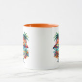 Summer Vibes Brushstroke Beach Sunset-34626 Tasse (Zentrum)
