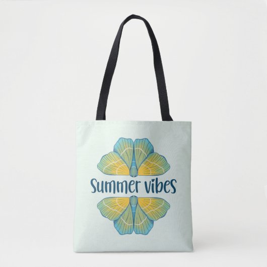 Summer Vibes Butterfly Tasche (Vorderseite)