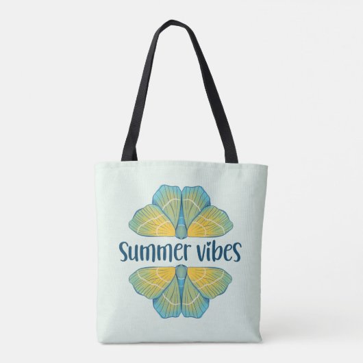 Summer Vibes Butterfly Tasche (Rückseite)
