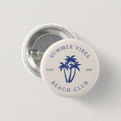 Summer Vibes Button (Vorne & Hinten)