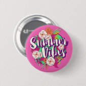 Summer Vibes Button (Vorne & Hinten)