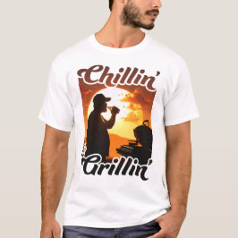Summer Vibes Chillin’ & Grillin-Silhouette T-Shirt
