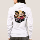 Summer Vibes Classic Car Hoodie (Rückseite)