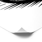 Summer Vibes Classic Car Poster (Ecke)