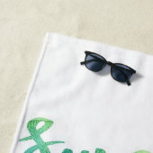 Summer Vibes Coconut Cup Strandtuch (Beispiel)