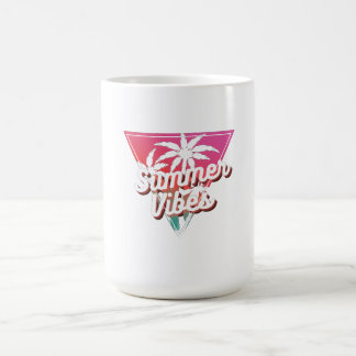 Summer Vibes Coffee Tasse - Tropical Beach Style
