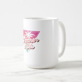 Summer Vibes Coffee Tasse - Tropical Beach Style (VorderseiteRechts)