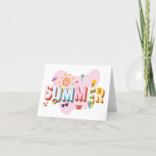 Summer Vibes Dankeskarte