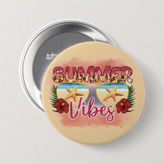 Summer Vibes | Design der Sonnenbrillen an der Küs Button (Vorne & Hinten)
