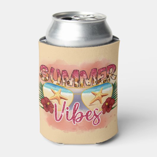 Summer Vibes | Design der Sonnenbrillen an der Küs Dosenkühler (Kanne Vorderseite)