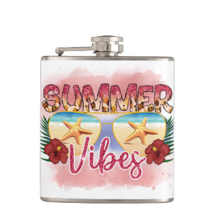 Summer Vibes Design der Sonnenbrillen an der Küs Flachmann