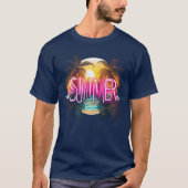 Summer Vibes Design für mehr summer feeling T-Shirt (Vorderseite)