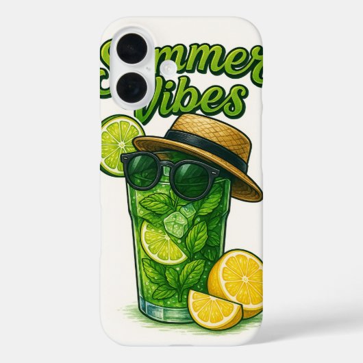 Summer vibes Designer iPhone Cover (Rückseite)