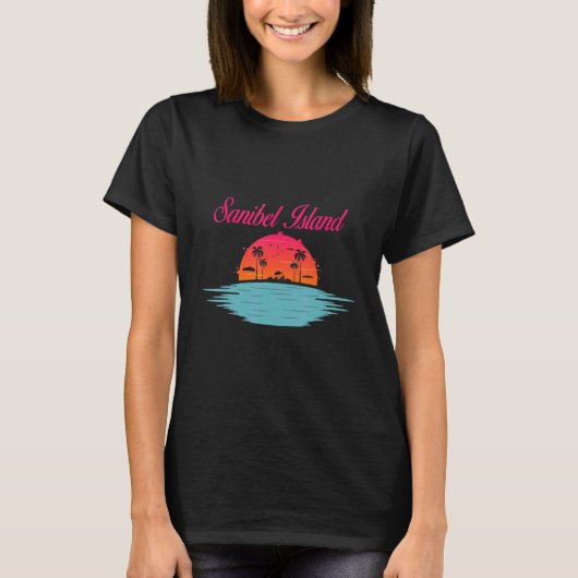 Summer Vibes Family Trip Urlaub Sanibel Island L T-Shirt (Vorderseite)