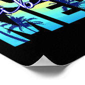 Summer Vibes Family Vacacation GirlsTrip Matching Poster (Ecke)