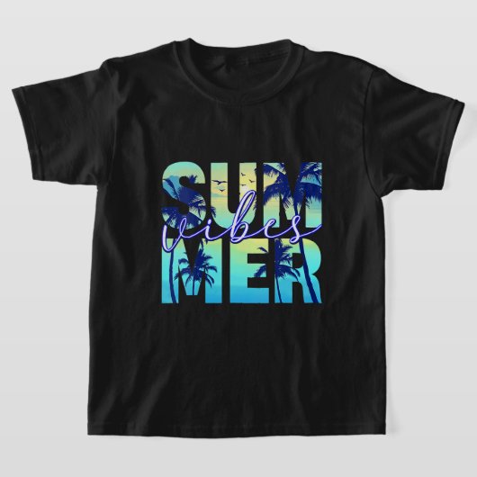 Summer Vibes Family Vacacation GirlsTrip Matching  T-Shirt (Ablage )