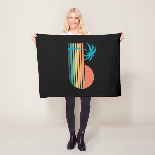 Summer Vibes Fleecedecke (Beispiel)