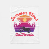 Summer Vibes Fleecedecke (Vorderseite)