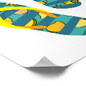 Summer Vibes Flip Flops Poster (Ecke)