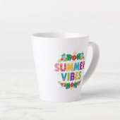 Summer Vibes Floral Design-54504 Hoodie Milchtasse (Rechte Ecke)