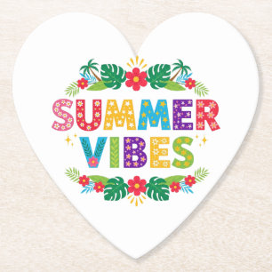 Summer Vibes Floral Design-54504 Hoodie Untersetzer