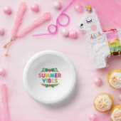 Summer Vibes Floral Design-54504 Pappteller (Party)